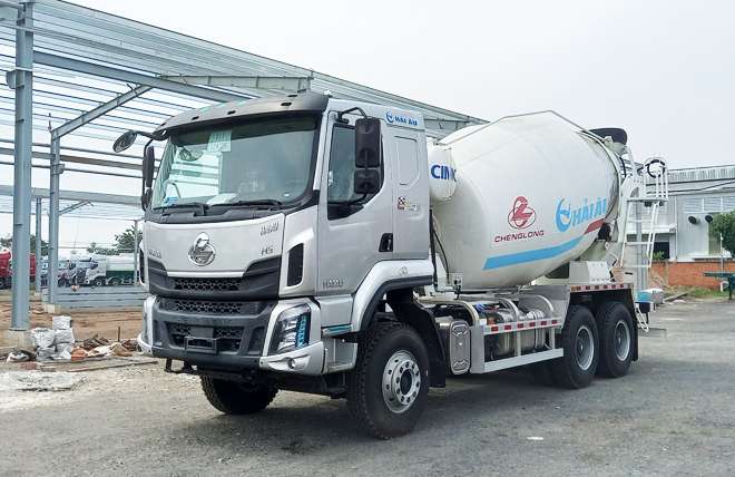 Xe trộn bê tông Chenglong 10 khối Xe trộn bê tông Chenglong 10 khối